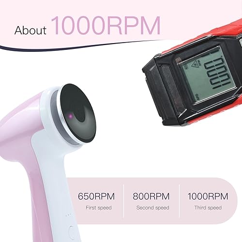 Miniatura 4 de AprElm-E7 Removedor de callos eléctrico recargable para pies con discos de papel de lija de 120 piezas de 3 tamaños, lima eléctrica para pies