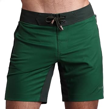 Bang Mens Swimwear - Flex Boardshorts - Ajdustable Fit Long Above-Knee Cut Stretch Quick Dry Surf