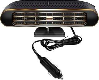 Renchey Chauffage Voiture | 12V/24V Désembueur et Dégivreur pour Pare-Brise | Dégivreur Électrique Chauffant pour Hiver, Berlines, SUV, Camping-Cars, Pick-Ups, Scooters, Intérieur,