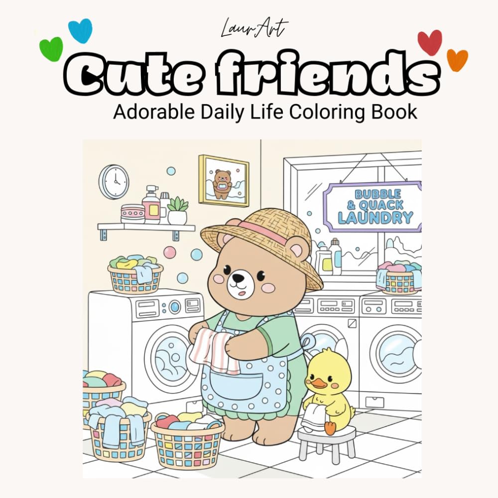 CUTE FRIENDS coloring book