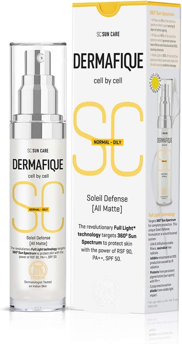 Dermafique Soleil Defense All Matte SPF 50 Sunscreen, 30 g
