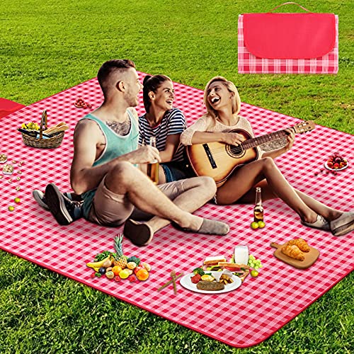 Aurtec ピクニックマット ピクニックシート お家キャンプマット 145 * 200cm 持ち運び 防水断熱 大判 大人子供 3-5人用 キャンプマット ビーチブランケット アウトドア お花見 運動会 折り畳みやすい 収納便利