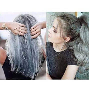 Hair ash colour grey What does