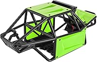 Vista 5 de INJORA Nylon Rock Buggy Roll Cage Body Shell Kit de chasis para SCX10 II 90046 UTB10 110 RC Crawler Piezas de actualización (verde)