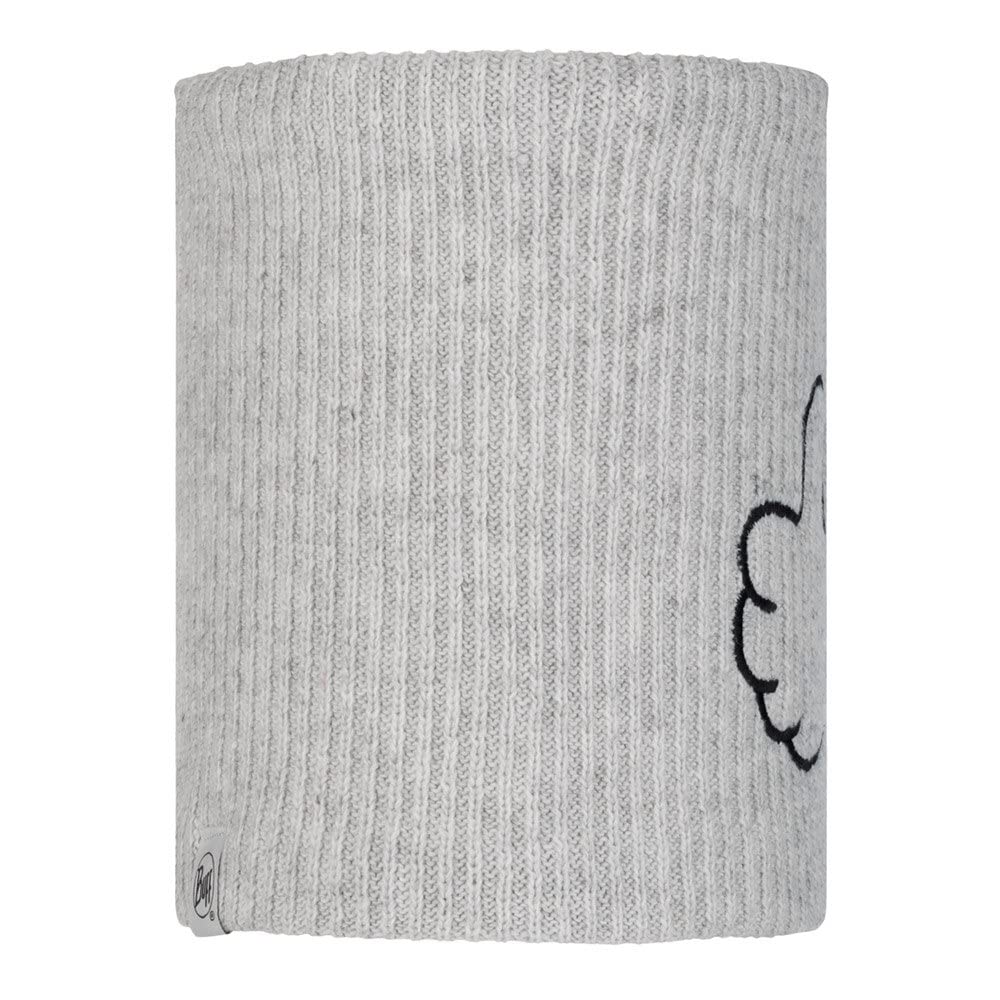 Buff Original Knitted & Fleece Neckwarmer Funn Ghost Jr Tubular, Niños, Gris, Talla única