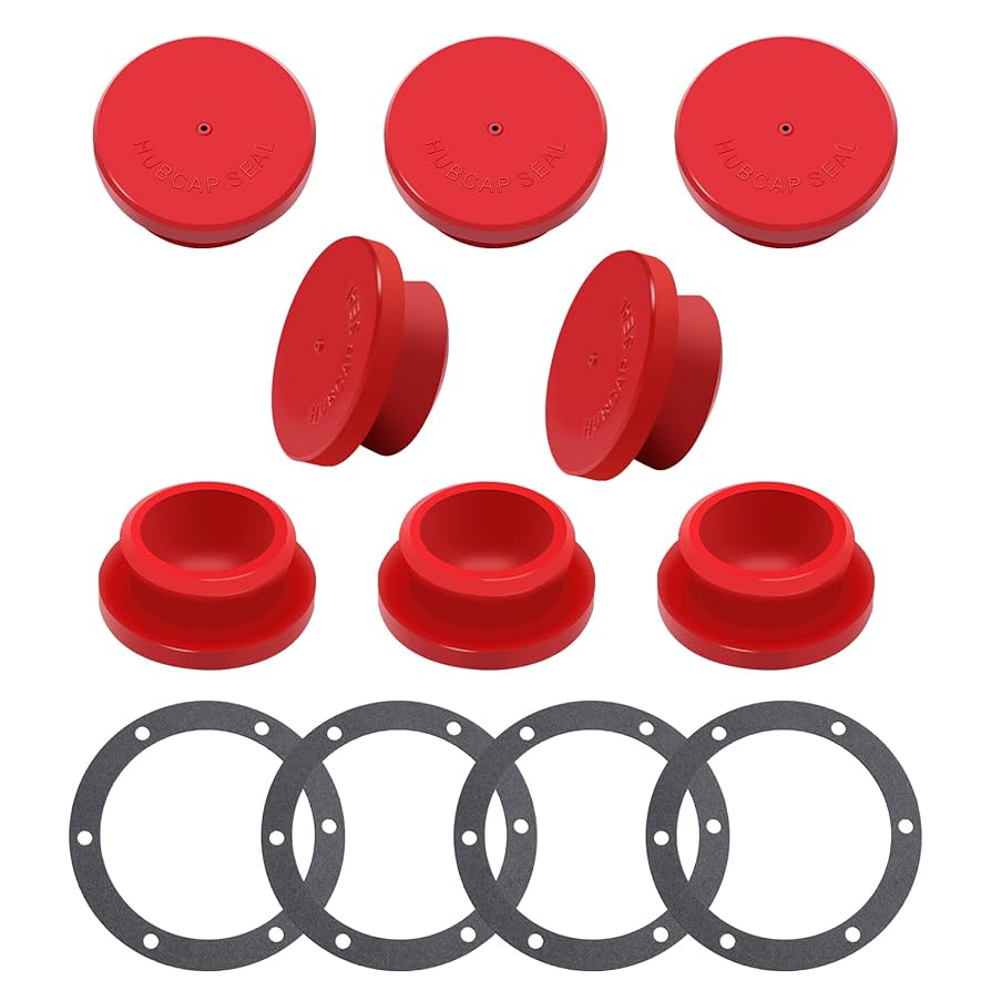Amazon.com: CheeMuii Hubcap Plug and Gasket Set 8 PCS 359