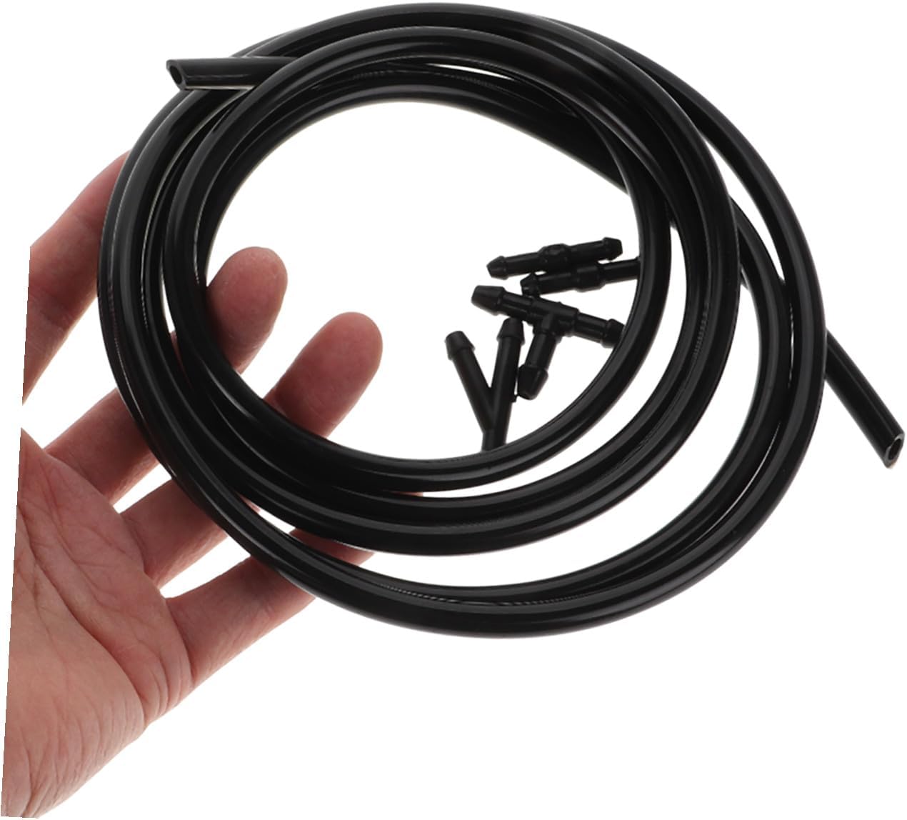 Windshield Washer Hose Kit with Connectors Y Quick Connect Hose Fittings for Easy Installation and Versatile Compatibility with Automotive Washer Systems