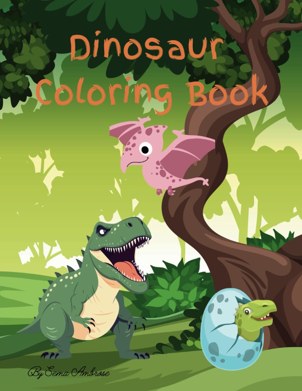 Dinosaur Coloring Book: An adventure dinosaur coloring book