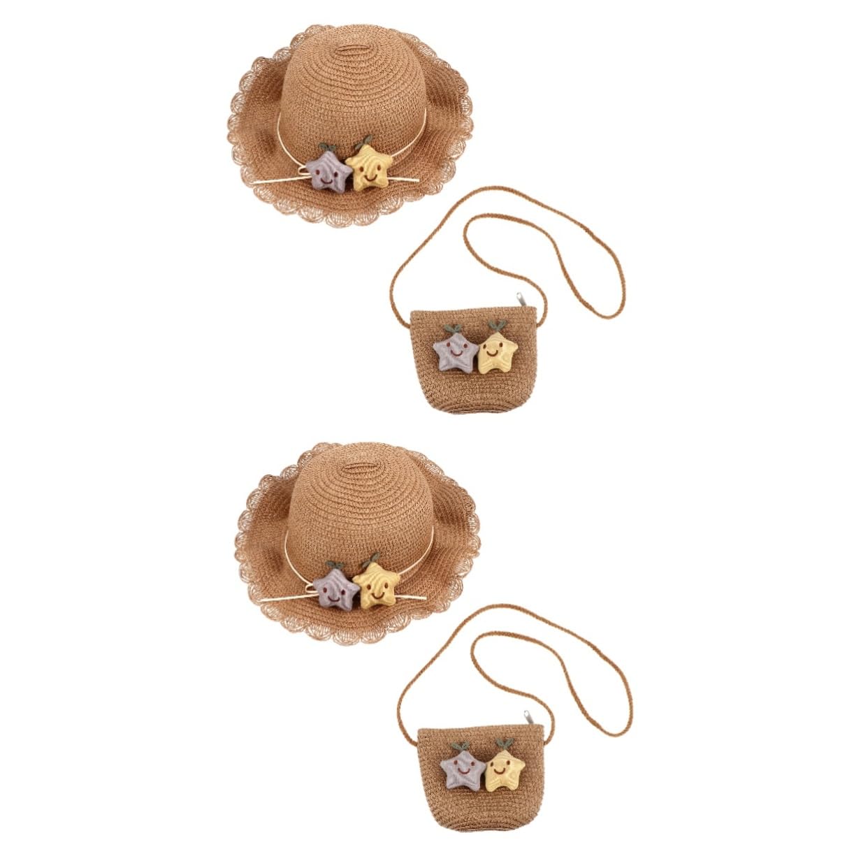 Sonnenhut Cap kindermützen Sommerhut kindercap Cap Kleinkind Mütze Kappe Tasche Weiden Babys Sommermütze für Sonnenschutzhut für Stroh Khaki