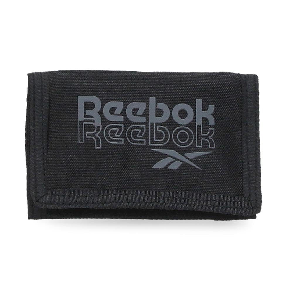 Reebok Ona Black Wallet, 13 x 8 x 2.5 cm, Polyester, by Joumma Bags