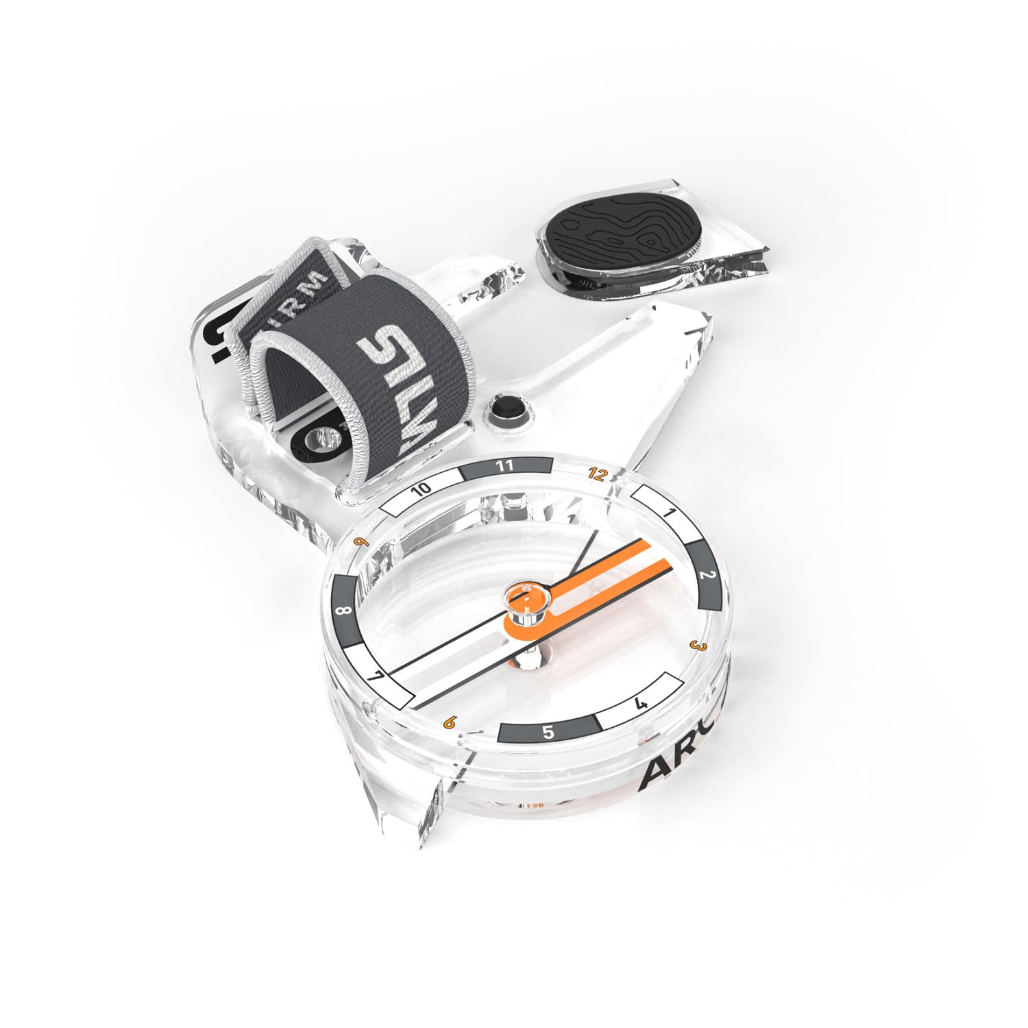 Silva Arc Jet S Kompass, durchsichtig, Standard