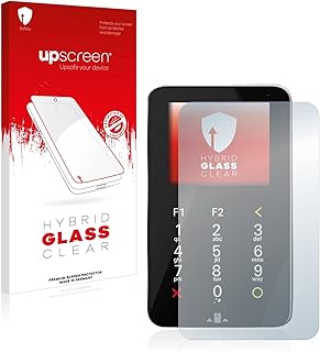 upscreen Screen Protector Film compatible with myPOS MINI - 9H Glass Protection, Extreme Scratch Resistant