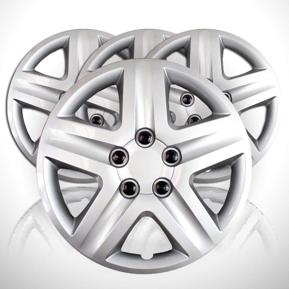 Elite Auto ChromeSet of 4 Wheel Covers fit for Chevrolet Impala 2006-2011 5 Spoke 16 inch - Silver