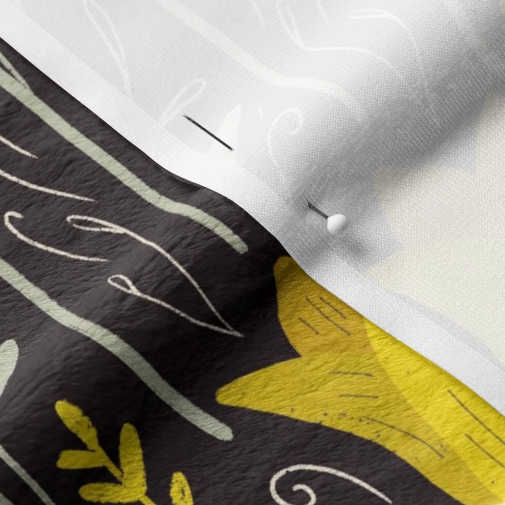 Spoonflower Fabric - Spring Bunnies Floral Bunny Illustration Springtime Flora Fauna Printed on Minky Fabric by The Yard - Sewing Baby Blankets Quilt Backing Plush