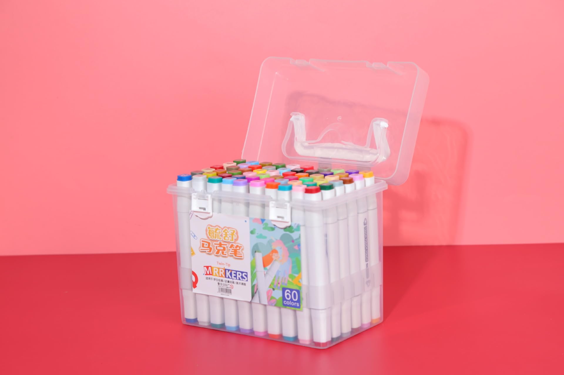 Les marqueurs à alcool 80 couleurs sont dotés d'une double pointe pour les adultes et les enfants. Ils permettent de peindre, de dessiner et d'écrire des œuvres d'art ! (60Couleurs)