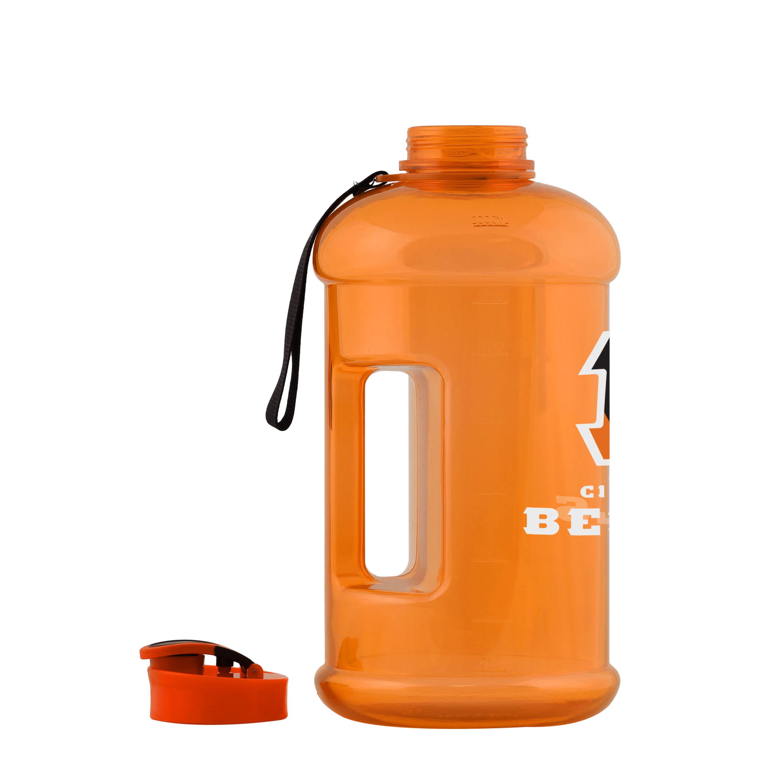 foco NFL Sportflasche, groß, Team-Farbe, transparent