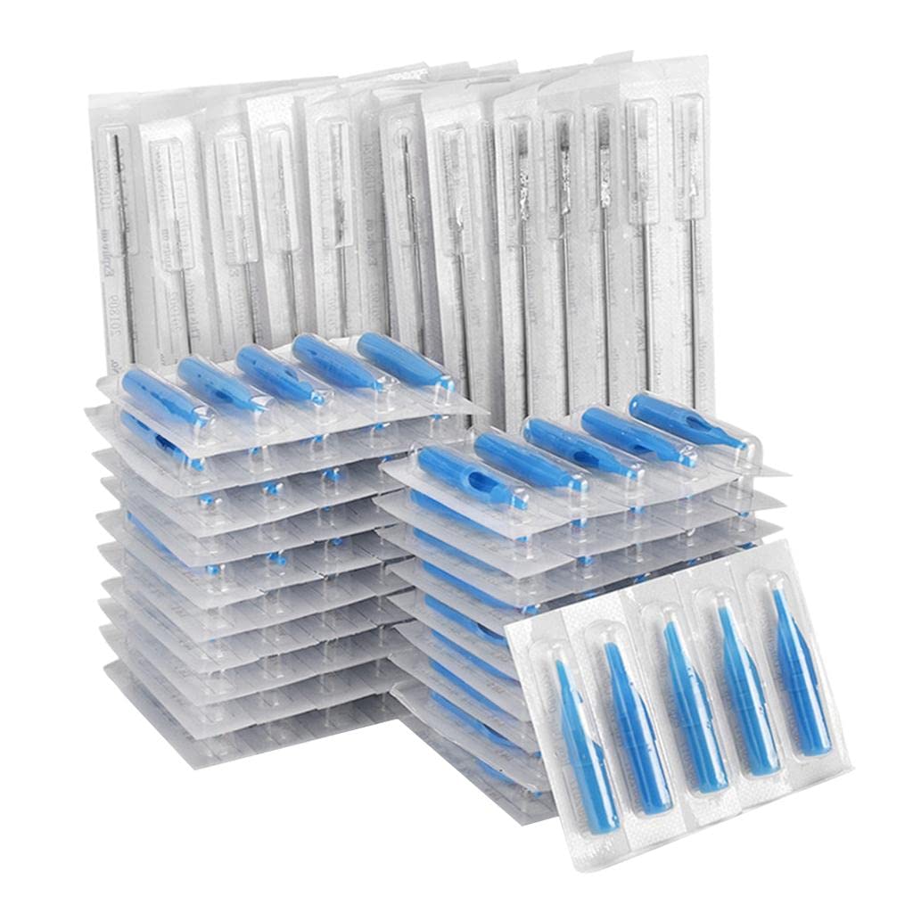 Club Bollywood®200 Pieces Pre-sterilized Individually Packed Needles Nozzle Tips Set|Health & Beauty | s & Body Art |100 Pieces Needles-image-47