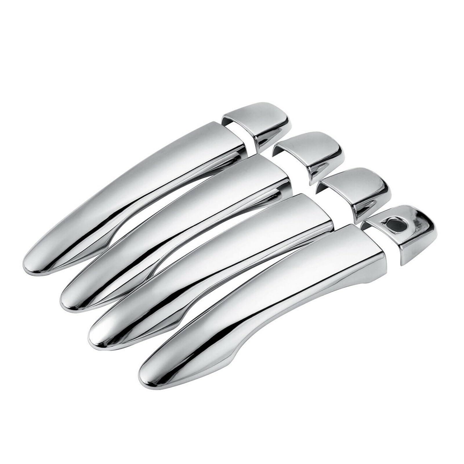 KJHOPY Chrome Car Door Handle Covers Accessories Trim Styling for Nissan for Qashqai J11 2014-2019