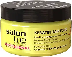 Salon Line, Creme para Pentear, SOS Cachos, Manteiga de Karité, Vegano - Para Cabelos Ondulados, Cacheados e Crespos, 300ml