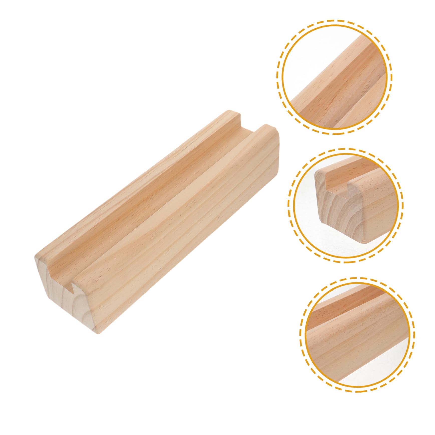 TOYANDONA Base para Espejo Madera Maciza Soporte Estable Antideslizante para Espejo Cuerpo Entero Diseño Elegante para Uso Hogar Oficina y Restaurante Base de Piso Resistente y Sofisticada