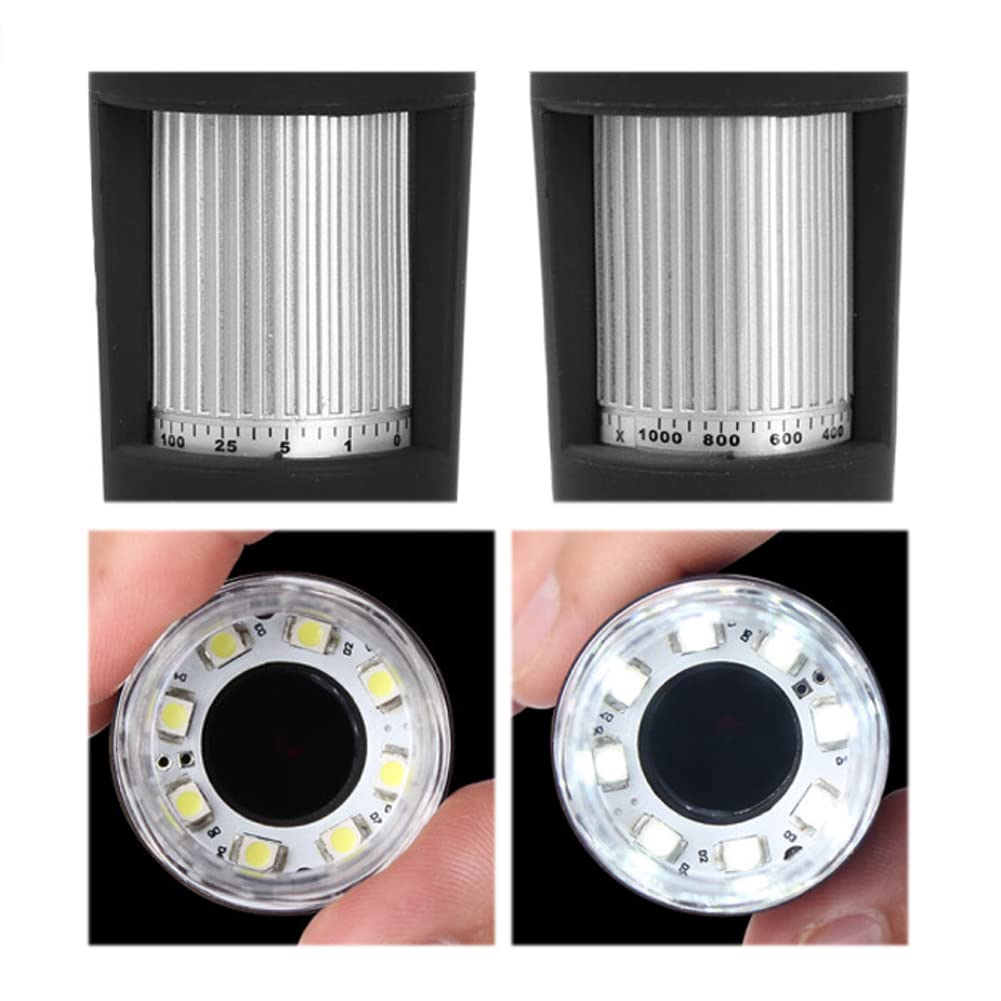 I38CS Digitales Mikroskop mit 1000x Vergrößerung, 8 LED, 2MP USB Mini Videokamera, Endoskop Lupe mit Ständer