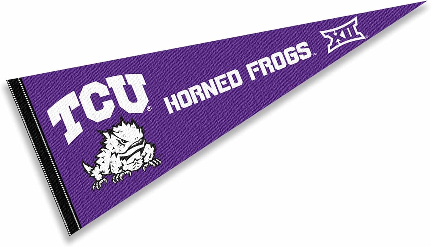 Texas Christian Horned Frogs Big 12 Pennant Flag
