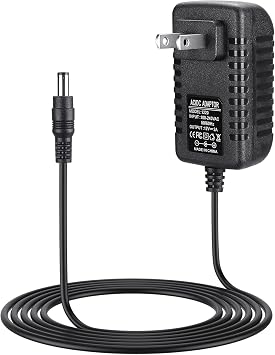 12V Charger for Spectra Breast Pump S1, S2, Replacement Power Cord Black