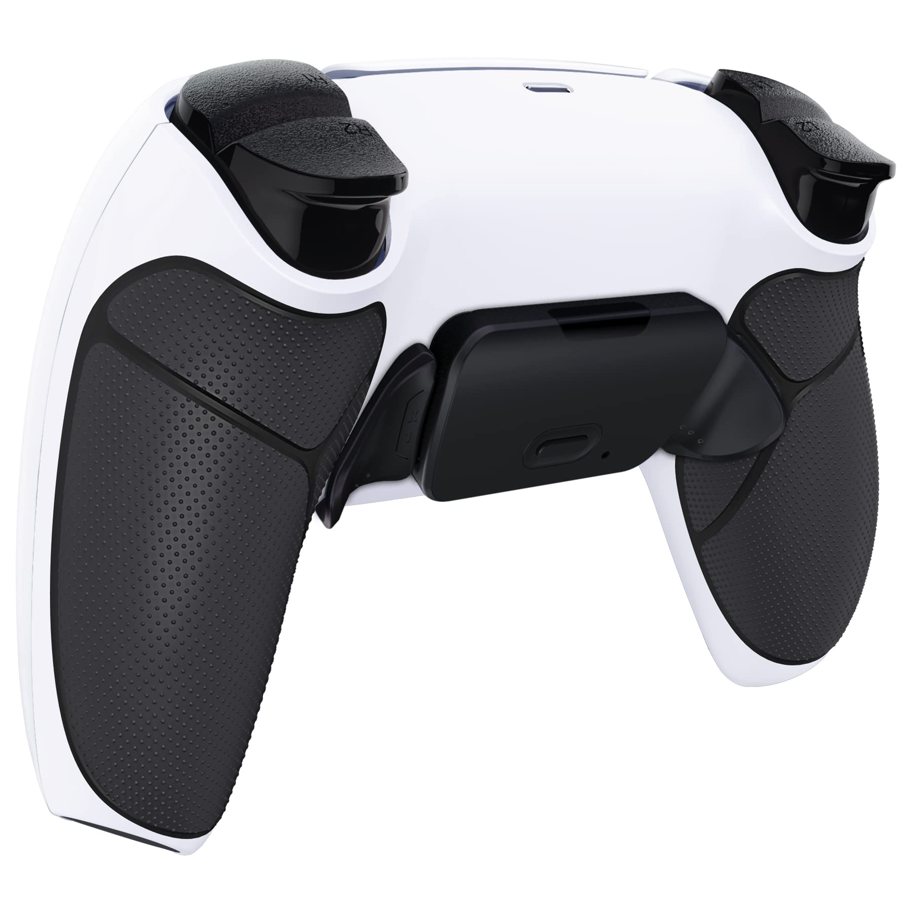 eXtremeRate Rise V3 Remap Kit Programmabile per ps5 Controller BDM-030/040/050,Tasti Aggiuntivi Palette Back Button Cover Grip Gomma Paddles Posteriori per ps5 Joystick-Nero&Nero