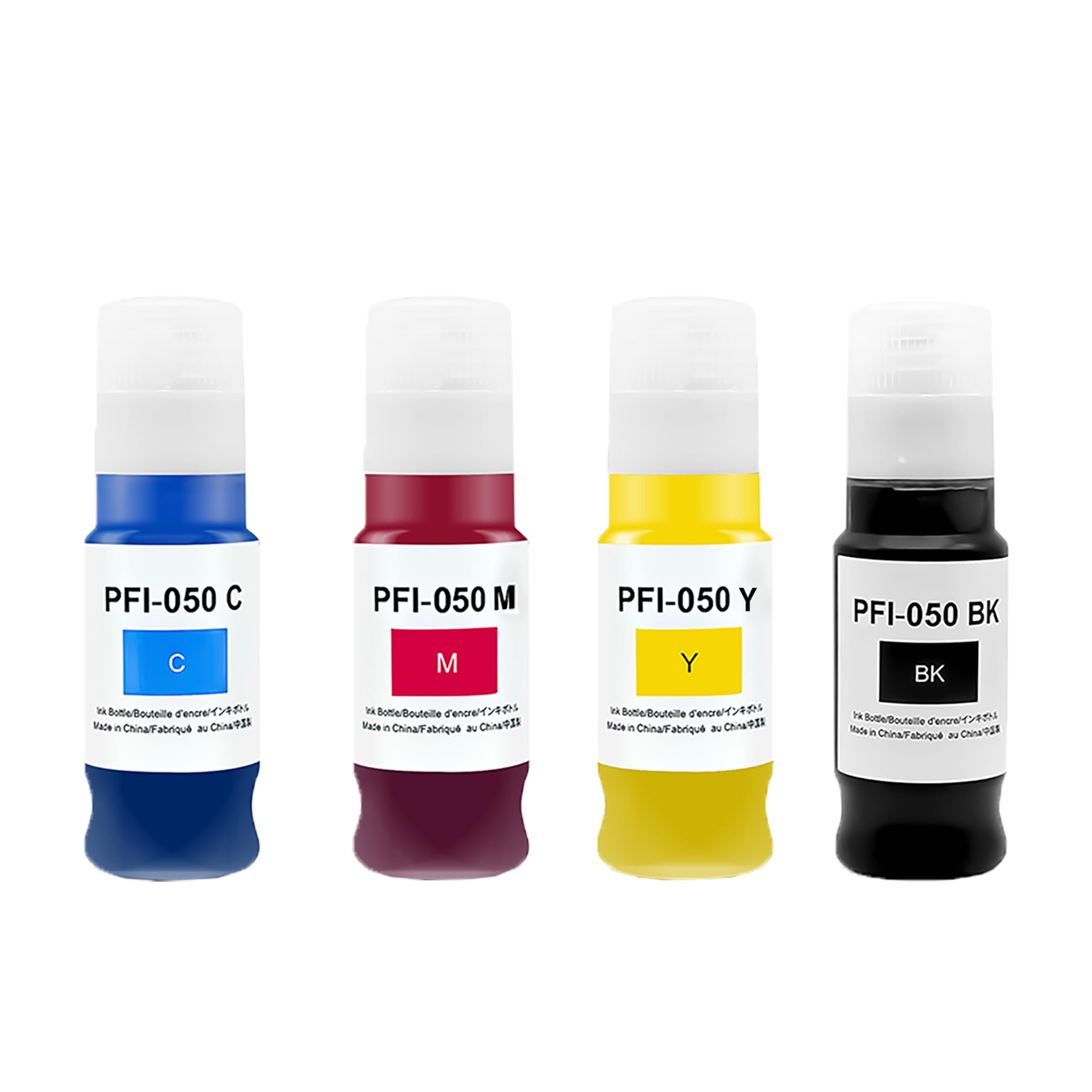 PFI050 PFI-050 70ml Pigment Ink Tank Set Remanufactured for Canon PFI-050 PFI050 PFI 050 Ink Bottle Compatible for imagePROGRAF TC-20 TC-20M Printers