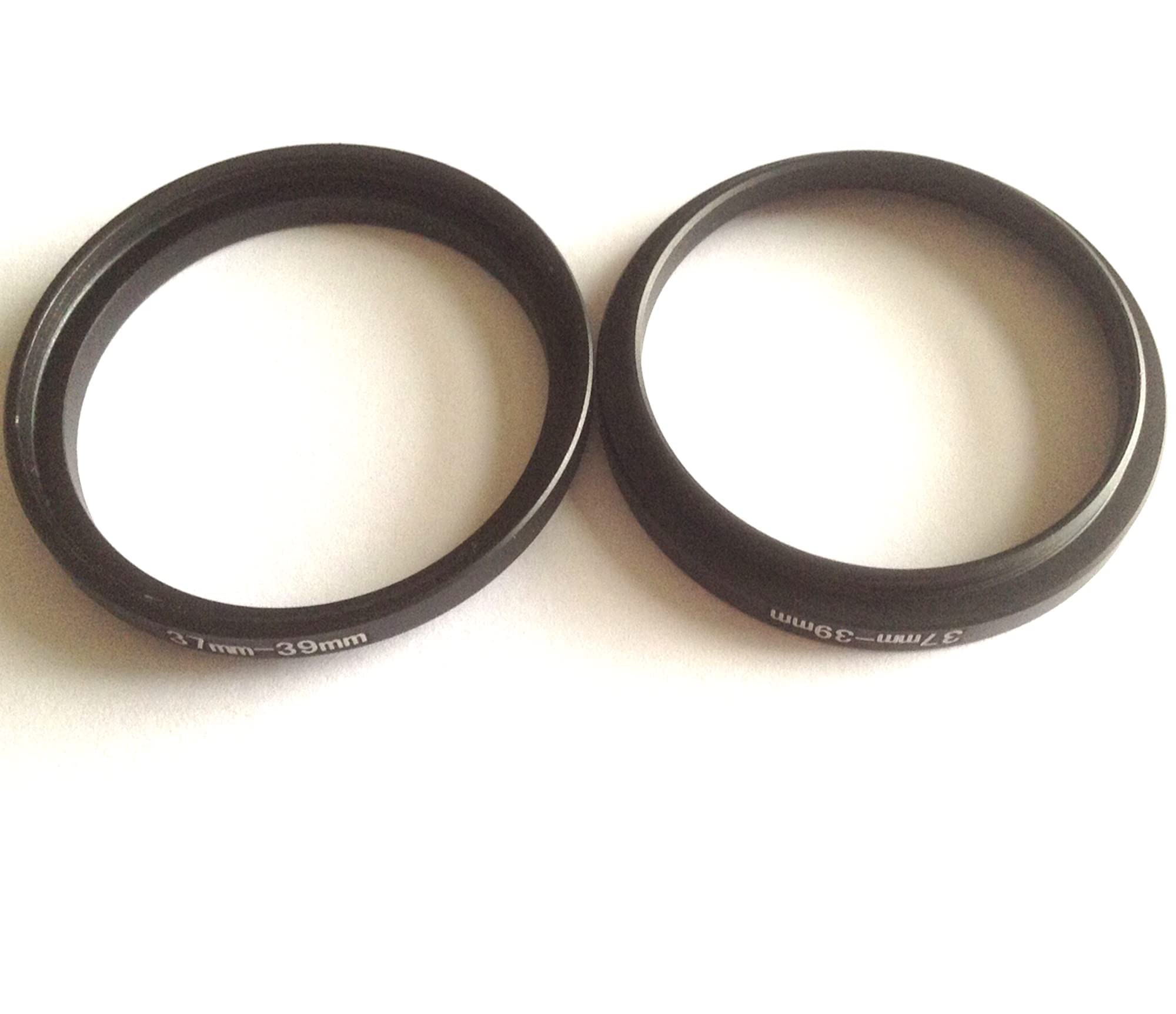 2x Video Camera Lens Connector Adapter Size 37-39mm Step Up Rings 37mm To 39mm Filter Conversion Connect-ing Screws Focus Digital Photo Film Attachment Fix-Ing Photograph Parts Accessories - Image 2