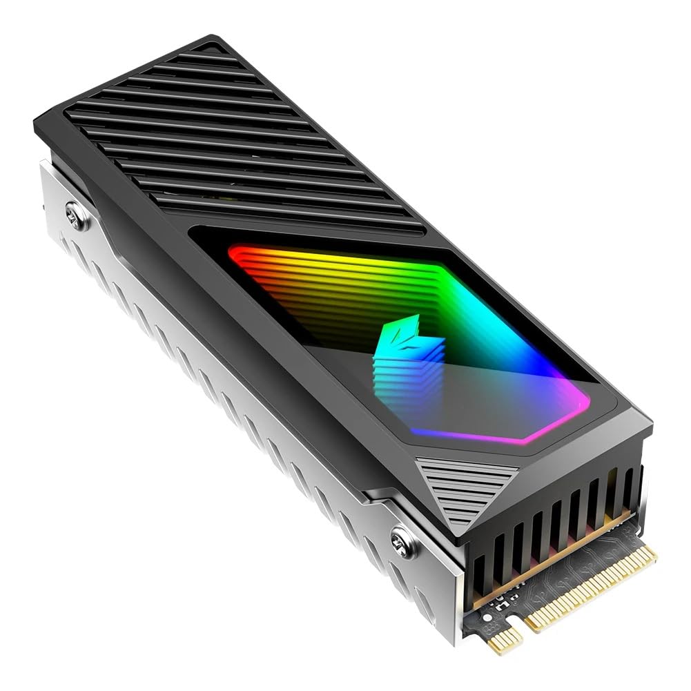 Chłodnica dysku półprzewodnikowego wbudowany wentylator dysk twardy radiator 5V 3-pinowy ARGB mosiężny radiator A