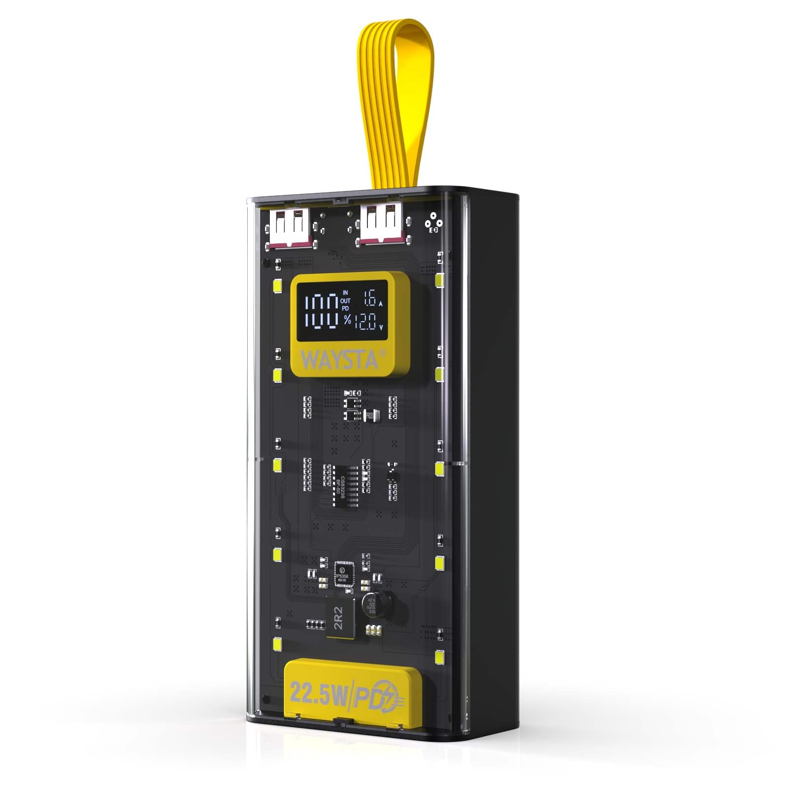 Power Bank 26800mAh, QC 3.0 22.5W and PD 20W Fast Charge Power Bank Battery Pack, Portable Charger for Smartphones, Tablets, Cameras, etc.