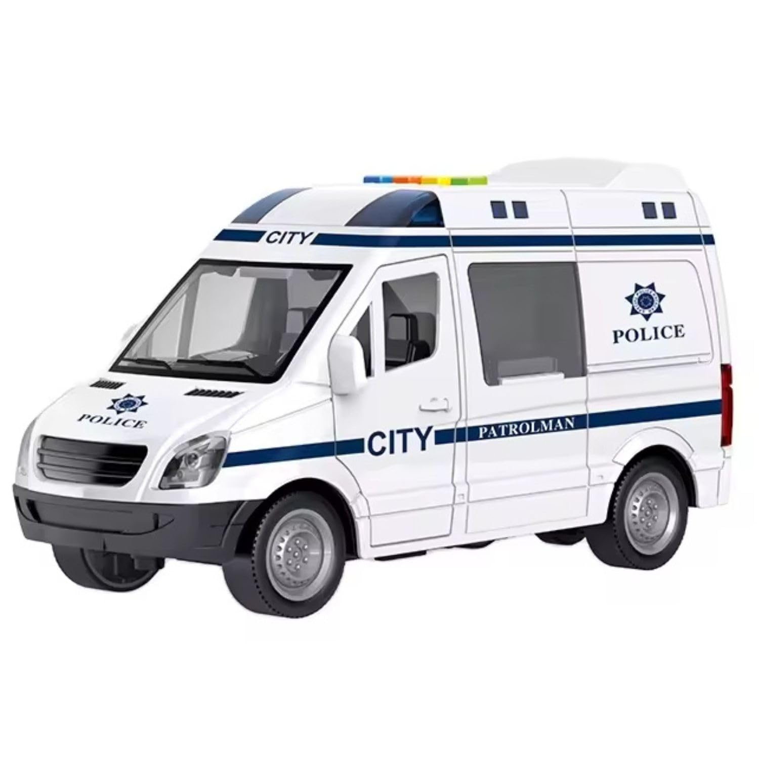 CATBL-Diecast-Vehicle-Model-Toy-Vehicle-Car-Funny-Firm-Stylish-for -Boys-for-Gift-City-Police-Van-for-Kids-Police-Petrol-Man-for-Kids-Metal-Bus-Toy-Collectible-Model