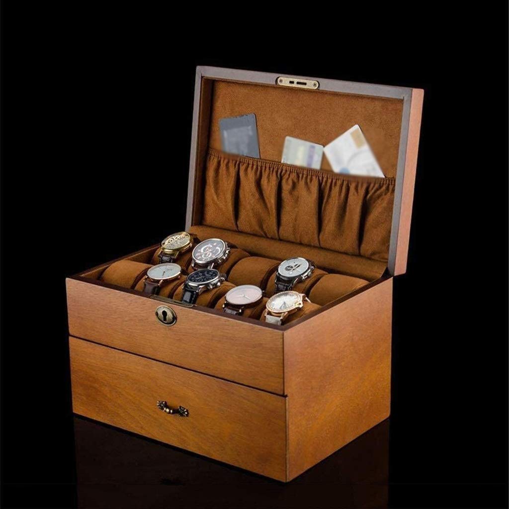 XBTGS Joyero organizador de relojes para hombres y mujeres – Joyero para relojes, almacenamiento de exhibición,