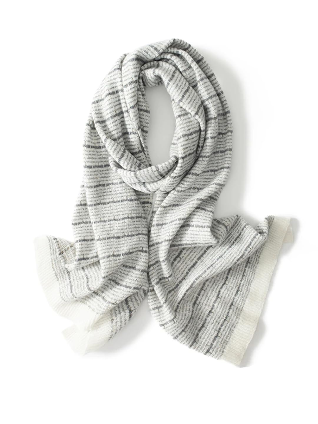 Sciarpa in cashmere scialle uomo donna inverno lavorato a maglia a righe caldo collo Protectio adulto unisex sciarpe