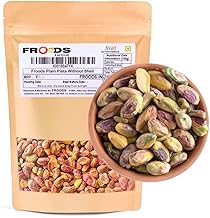 Froods Plain Pista (Premium Whole Pistachios, Naturally Raw & Unroasted) | High in Protein | Healthy Snack 250g