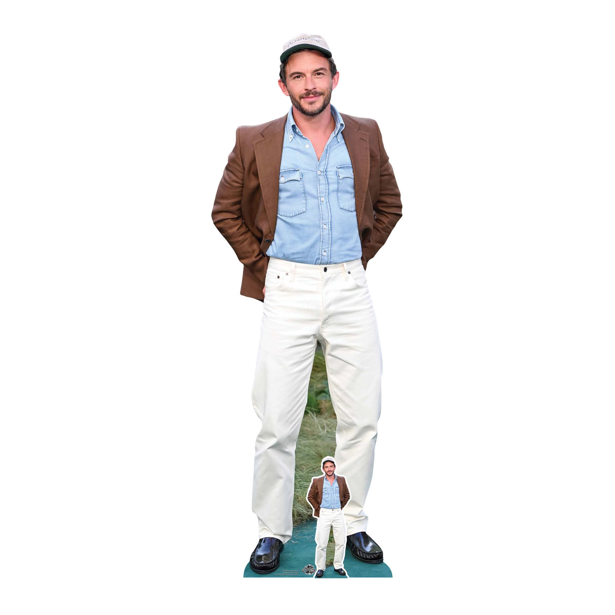 Star Cutouts CS1243 Jonathan Bailey Blue Shirt Lifesize Cardboard Cutout 181cm – TV & Theatre Fan Display, Party Decoration & Collector Gift