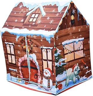 Totority Children's Tent Playhouse Tent for Kids Playhouse with Windows Kids Tent Indoor Outdoor Boy Toys Outdoor Teepee Bushcraft Tent Indoor Playhouse Children Tent Portable Foldable Tent