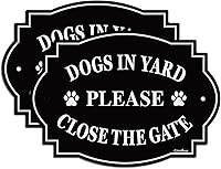 Vista 12 de GicnKeuz Letrero de No Trespasar Perro en las Instalaciones, 12"×8" Letreros de Cuidado con el Perro para Valla, No Entre Letrero de Aluminio