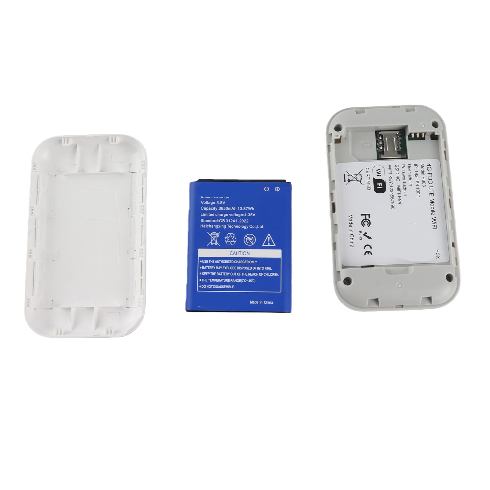 VBESTLIFE Dispositivo Hotspot WiFi Portatile, 4G LTE CAT5 300 MBPS Hotspot Mobile WiFi, Supporto per il Router di Viaggio della Scheda Pocket SIM Fino a 10 Utenti