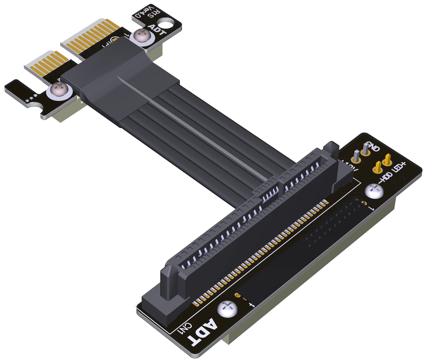 Cable U2 a PCIE 4.0 X1 de 50 cm adaptador SFF 8639 para NVMe SSD 2
