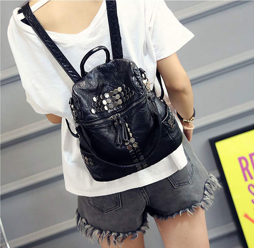 DEERWORD Donna Borse a Zaino Borsa a Zainetto Elegante Tracolla Zaini Firmate Marca Zainetti Antifurto PU pelle 5255 1 pz