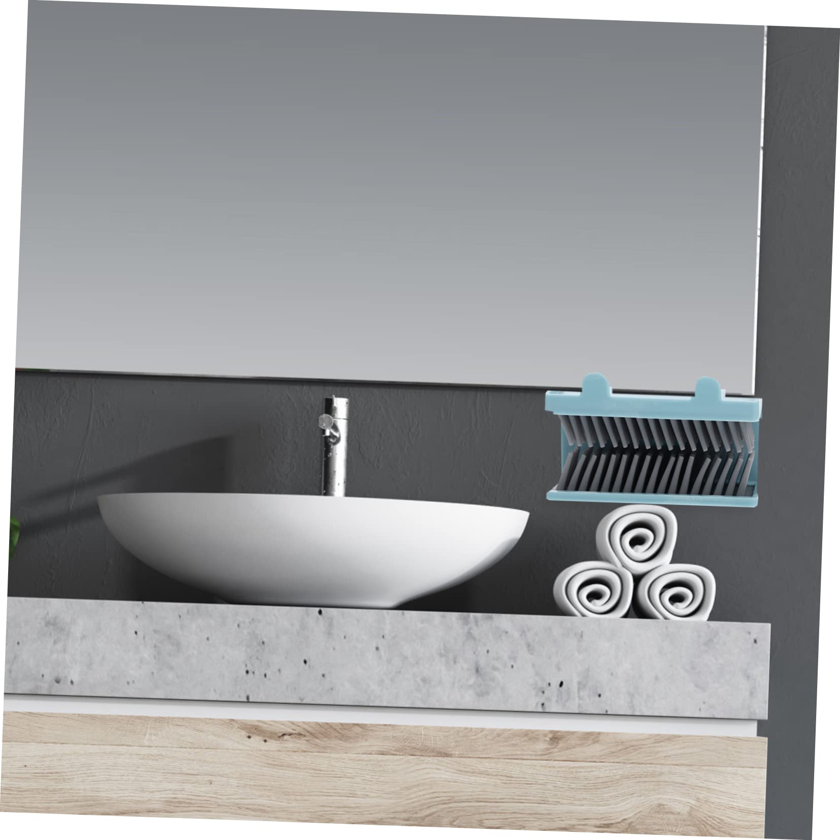 Uonlytech 3piezas Recogedor De Pelo Ducha De Silicona Reutilizable Diseño De Orejas Colector De Cabello Montado Pared para Baño Previene Tapones Drenajes