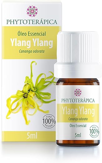 Óleo Essencial de Ylang Ylang 5ml - Relaxante - Equilíbrio e Cuidado com a Pele - Vegano - Phytoterápica