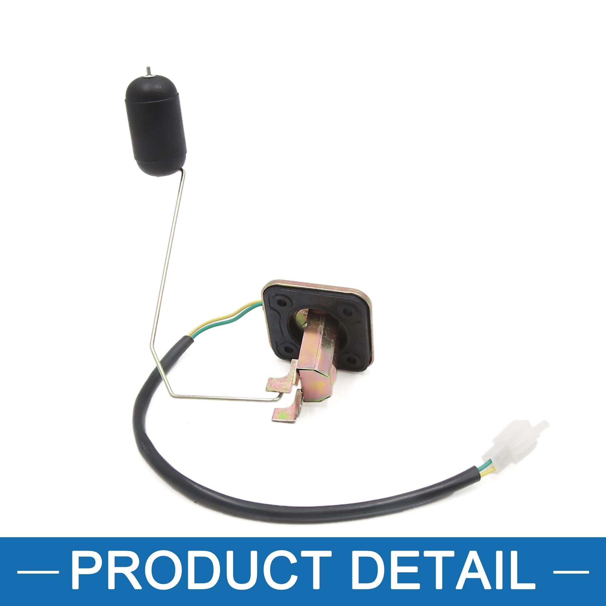 A ABSOPRO Sensore di Livello Galleggiante Serbatoio Carburante per Moto Scooter per Yamaha YBR125 Plastica Nera