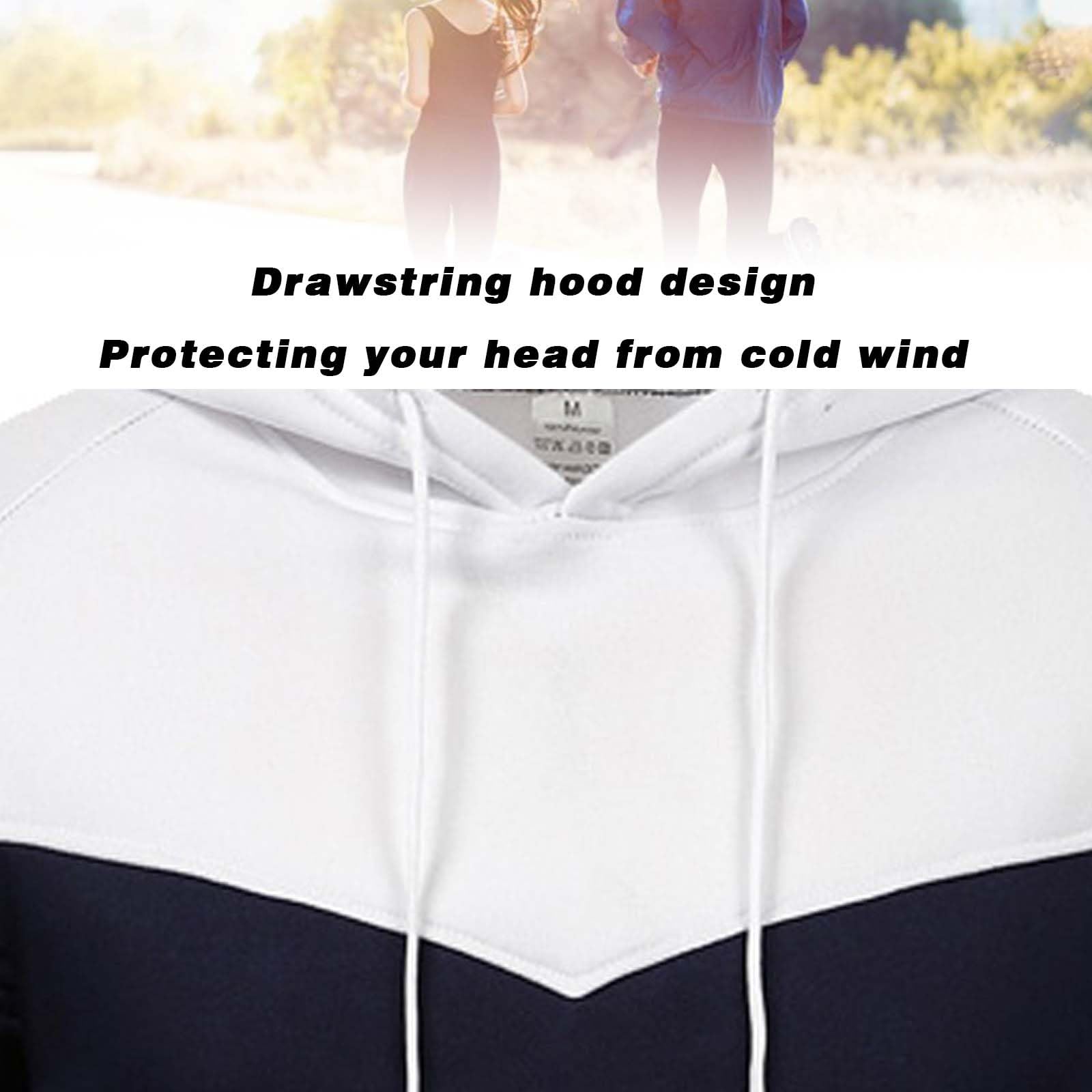 Sudadera con Capucha para Hombre Cómoda con Estampado W.R.C Estilo Abrigo Chaqueta Chándal Ropa Primavera