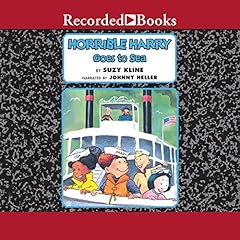 Horrible Harry Goes to Sea Audiolibro Por Suzy Kline arte de portada