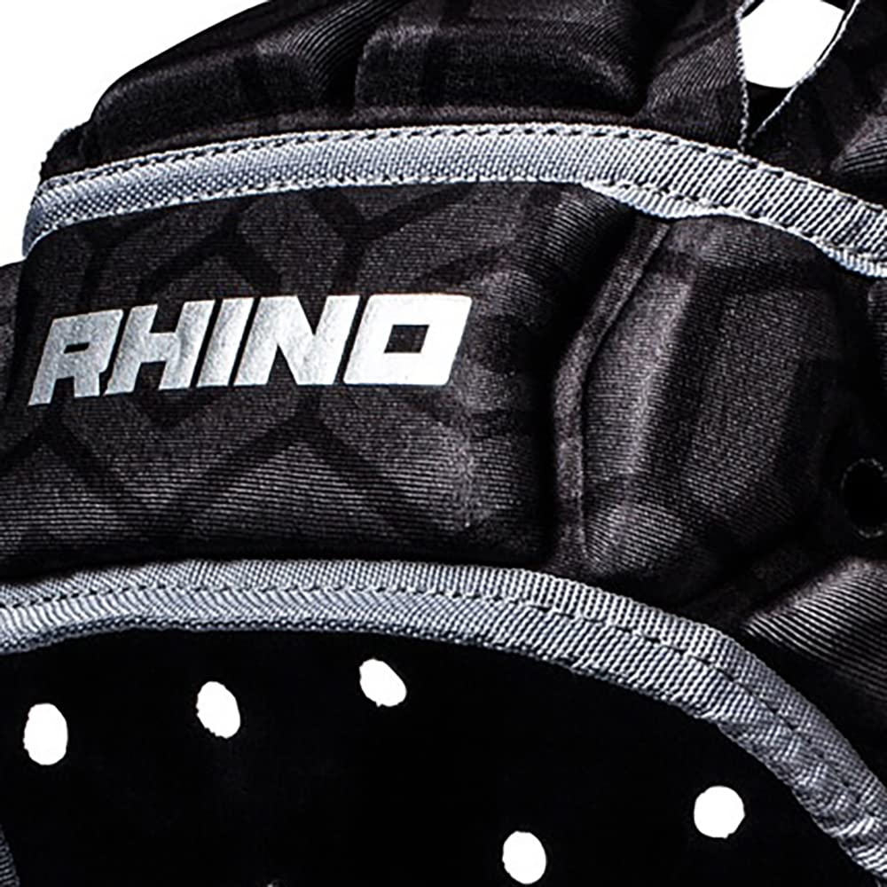 Rhino Pro Rugby Headguard, Black, Small - Image 2