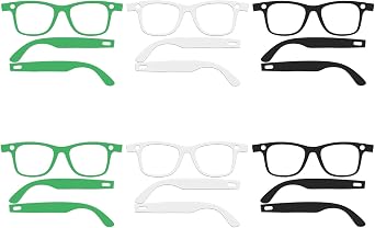 Frame Sticker Compatible for Ray Ban Meta Glasses, 6 Pairs Matte Cover for Wayfarer Gen2 & 1 Skin Decal Accessories, Anti-Scratch Protection Wrap Refresh Worn Frames & Reduce Glare Med