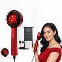 RichCurls Premium Head Scalp Electric Massager 2 in 1 Hair Oil Applicator Comb | IPX7 Waterproof Portable Massager Brush | Hair Growth & Stress Relief Scalp Care gallery image
